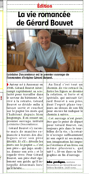 Article de Presse - Lointaine Descendance